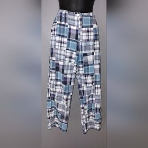 Orvis blue Madras pants